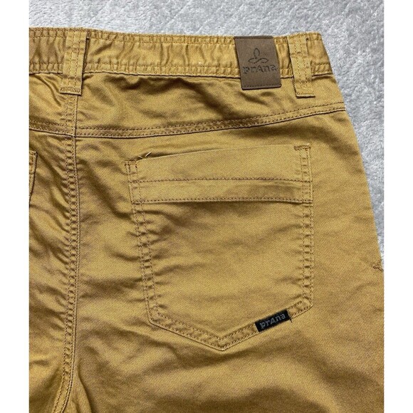 Prana Breathe Men’s Slim Fit Khaki Pants Size 35x30 - Picture 3 of 8